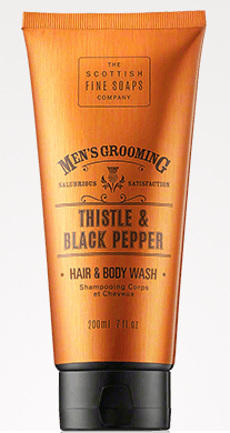 Hair & Body Wash Scottish Fine Soaps Men's Grooming Thistle & Black Pepper 200 ml